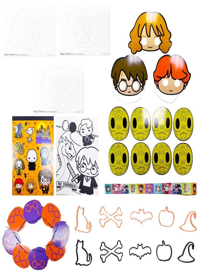 هاري بوتر مجموعة زينة حفلات هاري بوتر - باقة هدايا الحفلات، ملصق، بالونات، لافتات، والمزيد | طقم زينة حفلات بطابع هاري بوتر - Image 4